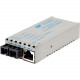 Omnitron Systems miConverter 10/100/1000 Gigabit Ethernet Fiber Media Converter RJ45 SC Single-Mode 34km - 1 x 10/100/1000BASE-T; 1 x 1000BASE-LX; US AC Powered; Lifetime Warranty - RoHS, WEEE Compliance 1223-2-1