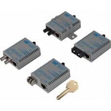 Omnitron miConverter/S 10/100/1000 Gigabit Ethernet Fiber Media Converter RJ45 SFP - 1 x 10/100/1000BASE-T, 1 x 1000BASE-X, USB Powered, Lifetime Warranty - RoHS, WEEE Compliance 1639-0-6