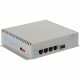 Omnitron Systems OmniConverter Unmanaged Gigabit, SFP, RJ-45, Ethernet Fiber Switch - 4 x 10/100/1000BASE-T, 1 x 1000BASE-X, DC Power, 5 Year Warranty 2879-0-14-9Z