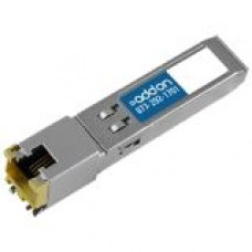 AddOn 378928-B21 Compatible TAA Compliant 10/100/1000Base-TX SFP Transceiver (Copper, 100m, RJ-45) - 100% compatible and guaranteed to work - RoHS, TAA Compliance 378928-B21-AO