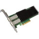 Dell Intel XXV710 25Gigabit Ethernet Card - PCI Express - 2 Port(s) - Optical Fiber - 25GBase-X - Plug-in Card - TAA Compliance 540-BCCN