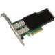 Dell Intel XXV710 25Gigabit Ethernet Card - PCI Express - 2 Port(s) - Optical Fiber - 25GBase-X - Plug-in Card - TAA Compliance 540-BCDG