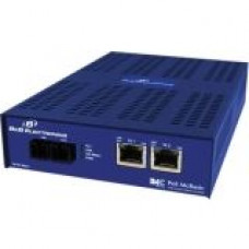 B&B 10/100 mbps PoE Media Converter - 1 x Network (RJ-45) - 1x PoE (RJ-45) Ports - 1 x SC Ports - 10/100Base-TX, 100Base-FX - Desktop, Rack-mountable, Wall Mountable - RoHS Compliance 852-11719