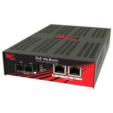 B&B Electronics Mfg. Co IMC PoE McBasic 10/100 Mbps PoE Media Converter - 1 x Network (RJ-45) - 1x PoE (RJ-45) Ports - 1 x ST Ports - Single-mode - 10/100Base-TX, 100Base-FX - Desktop, Wall Mountable, Rack-mountable - RoHS Compliance 852-10716