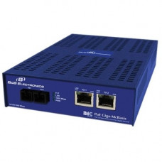 B&B 10/100/1000 Mbps PoE+ Switching Media Converter - Network (RJ-45) - 2x PoE+ (RJ-45) Ports - 1 x SC Ports - 10/100/1000Base-T, 1000Base-LX - Desktop, Rack-mountable, Wall Mountable - RoHS Compliance 852-11915