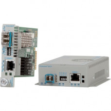 Omnitron Systems iConverter XGT+ 8589N-1-F Transceiver/Media Converter - 1 x Network (RJ-45) - 10 Gigabit Ethernet - 10GBase-T, 10GBase-SR, 10GBase-LR, 10GBase-ER, 10GBase-ZX, 10GBase-BR - 1 x Expansion Slots - XFP - 1x XFP Slots - Rack-mountable, Standal