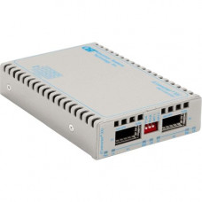 Omnitron Systems iConverter 10 Gigabit Ethernet Fiber Media Converter XFP to XFP 10Gbps - 2 x XFP (Protocol-Transparent); External Standalone; US AC Powered; Lifetime Warranty - REACH, RoHS, WEEE Compliance 8599-11-A