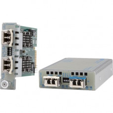 Omnitron Systems iConverter 8599-11-W Transceiver/Media Converter - 10 Gigabit Ethernet - 10GBase-SR, 10GBase-LR, 10GBase-ER, 10GBase-ZX, 10GBase-BR - 2 x Expansion Slots - XFP - 2x XFP Slots - Wall Mountable, Standalone 8599-11-W