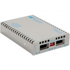 Omnitron Systems iConverter 10 Gigabit Fiber Media Converter XFP to XFP 10Gbps - 2 x XFP (Up to Power Level 4; Protocol-Transparent); External Standalone; US AC Powered; Lifetime Warranty - REACH, RoHS, WEEE Compliance 8599N-11-A