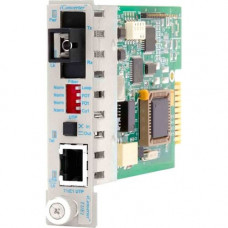 Omnitron Systems iConverter T1/E1 Single-Fiber Media Converter RJ48 SC Single-mode 20km BiDi Module - 1 x T1/E1; 1 x SC Single-mode Single-Fiber (1310/1550); Internal Module; Lifetime Warranty - RoHS, WEEE Compliance 8710-1