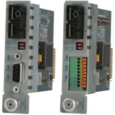 Omnitron Systems Managed Serial RS-232 to Fiber Media Converter - 1 x ST Ports - Internal 8761T-1