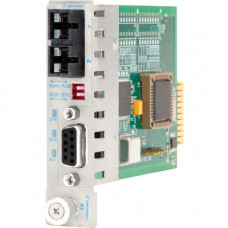 Omnitron Systems iConverter RS-232 Serial Fiber Media Converter DB-9 SC Single-Mode 60km Module Extended Temp - 1 x RS-232; 1 x SC Single-Mode; Internal Module; Lifetime Warranty - RoHS, WEEE Compliance 8763-2-Z