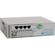 Omnitron Systems iConverter 8827-1-B Multiplexer - 4 x T1/E1 , 1 x 100Base-FX - 100Mbps Fast Ethernet, 1.544Mbps T1 , 2.048Mbps E1 8827-1-B