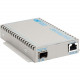 Omnitron Systems OmniConverter SE 10/100 PoE Fast Ethernet Fiber Media Converter Switch RJ45 SFP - 1 x 10/100BASE-TX, 1 x 100BASE-X, US AC Powered, Lifetime Warranty, US Made - RoHS, WEEE Compliance 9379-0-11
