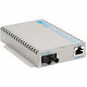Omnitron Systems OmniConverter SE 10/100/1000 PoE+ Gigabit Ethernet Fiber Media Converter Switch RJ45 ST Multimode 550m - 1 x 10/100/1000BASE-T; 1 x 1000BASE-SX; US AC Powered; Lifetime Warranty; US Made - RoHS, WEEE Compliance 9480-0-11