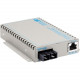 Omnitron Systems OmniConverter SE 10/100/1000 PoE+ Gigabit Ethernet Fiber Media Converter Switch RJ45 SC Multimode 550m - 1 x 10/100/1000BASE-T; 1 x 1000BASE-SX; US AC Powered; Lifetime Warranty; US Made - RoHS, WEEE Compliance 9482-0-11