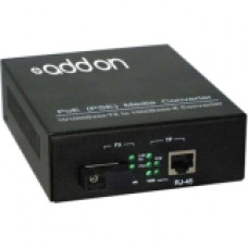 Accortec AddOn Computer AddOn - ADD-GMCP-BX-DSC - AddOn 10/100/1000Base-TX(RJ-45) to 1000Base-BXD(SC) BiDi SMF 1550nm/1310nm 20km POE Media ADD-GMCP-BX-DSC