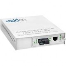 Accortec AddOn 100Base-TX To 100Base-BXU SC BiDi SMF Media Converter - 1 x Network (RJ-45) - 1 x SC Ports - 100Base-BX-U, 10/100Base-TX - ADD-MFMC-BX-USC ADD-MFMC-BX-USC