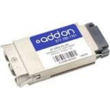 AddOn Allied Telesis AT-G8SX-01 Compatible TAA Compliant 1000Base-SX GBIC Transceiver (MMF, 850nm, 550m, SC) - 100% compatible and guaranteed to work - TAA Compliance AT-G8SX-01-AO