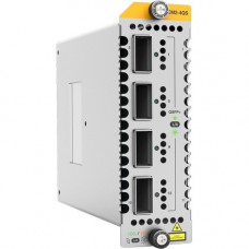 Allied Telesis XEM2-4QS Expansion Module - For Data Networking, Optical NetworkOptical Fiber40 Gigabit Ethernet - 40GBase-X4 x Expansion Slots - QSFP+ - Hot-swappable, Plug-in Module AT-XEM2-4QS
