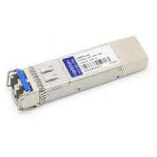 AddOn Netgear SFP+ Module - For Data Networking, Optical Network - 1 LC 10GBase-LRL Network - Optical Fiber Single-mode - 10 Gigabit Ethernet - 10GBase-LRL - Hot-swappable - TAA Compliant - TAA Compliance AXM764-AO