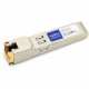 AddOn A10 Networks SFP Module - For Data Networking - 1 RJ-45 10/100/1000Base-TX Network LAN - Twisted PairGigabit Ethernet - 10/100/1000Base-TX - Hot-swappable - TAA Compliant - TAA Compliance AXSK-CSFP-COP-AO