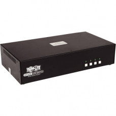 Tripp Lite Secure KVM Switch 4-Port Dual-Monitor HDMI 4K NIAP CAC PP3.0 TAA - 4 Computer(s) - 1 Local User(s) - 3840 x 2160 - 11 x USB - 10 x HDMI - TAA Compliant - TAA Compliance B002A-UH2AC4