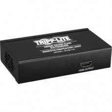 Tripp Lite HDMI over Cat5/Cat6 Active Video Extender / Remote Repeater 1080p 175&#39;&#39; - 1 Input Device - 2 Output Device - 700 ft Range - 2 x Network (RJ-45) - 1 x HDMI Out - Twisted Pair - Category 5 - Wall Mountable, Rack-mountable, Pole-mo