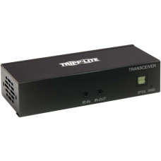 Tripp Lite HDMI Over Cat6 Receiver w Repeater 4K60Hz HDR 4:4:4 PoC IR TAA - 1 Input Device - 2 Output Device - 230 ft Range - 2 x Network (RJ-45) - 1 x HDMI Out - 4K UHD - 3840 x 2160 - Twisted Pair - Category 6 - Wall Mountable, Rack-mountable - TAA Comp