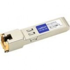 AddOn Brocade BRSFP-1GECOPR Compatible TAA Compliant 10/100/1000Base-TX SFP Transceiver (Copper, 100m, RJ-45) - 100% compatible and guaranteed to work - TAA Compliance BRSFP-1GECOPR-AO