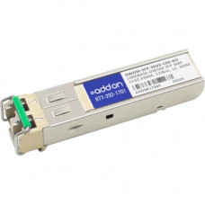 AddOn SFP (mini-GBIC) Module - For Data Networking, Optical Network 1 1000Base-DWDM Network - Optical Fiber Single-mode - Gigabit Ethernet - 1000Base-DWDM - Hot-swappable - TAA Compliant - TAA Compliance DWDM-SFP-3033-120-AO