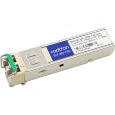 AddOn SFP (mini-GBIC) Module - For Data Networking, Optical Network 1 1000Base-DWDM Network - Optical Fiber Single-mode - Gigabit Ethernet - 1000Base-DWDM - Hot-swappable - TAA Compliant - TAA Compliance DWDM-SFP-3504-120-AO