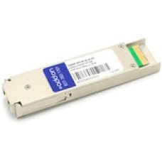 AddOn XFP Module - For Data Networking, Optical Network - 1 LC 10GBase-DWDM Network - Optical Fiber Single-mode - 10 Gigabit Ethernet - 10GBase-DWDM - Hot-swappable - TAA Compliant - TAA Compliance DWDM-XFP-ZR-38.19-AO