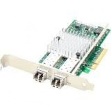 AddOn Intel E10G42BFSR Comparable 10Gbs Dual SFP+ Port 300m Network Interface Card with 2 10GBase-SR SFP+ Transceivers - 100% compatible and guaranteed to work - TAA Compliance E10G42BFSR-AO