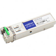 AddOn Brocade SFP (mini-GBIC) Module - For Data Networking, Optical Network - 1 LC 1000Base-BX Network - Optical Fiber Single-mode - Gigabit Ethernet - 1000Base-BX - Hot-swappable - TAA Compliant - TAA Compliance E1MG-BXD-120-AO