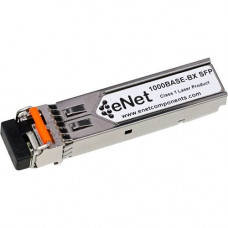 Enet Components Brocade Compatible E1MG-BXD - Functionally Identical 1000BASE-BX-D SFP Bi-Di Tx1490nm/Rx1310nm Simplex LC Connector - Programmed, Tested, and Supported in the USA, Lifetime Warranty" E1MG-BXD-ENC