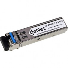 Enet Components Brocade Compatible E1MG-BXU - Functionally Identical 1000BASE-BX-U SFP Bi-Di Tx1310nm/Rx1490nm Simplex LC Connector - Programmed, Tested, and Supported in the USA, Lifetime Warranty" E1MG-BXU-ENC