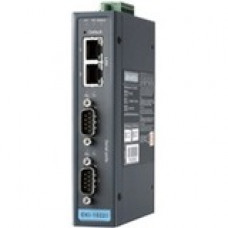 Advantech 2-port RS-422/485 Serial Device Server - Isolation, Wide Temperature - Twisted Pair - 2 x Network (RJ-45) - 2 x Serial Port - 10/100Base-TX - Fast Ethernet - Wall Mountable, DIN Rail Mountable EKI-1522CI-CE