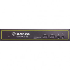 Black Box Emerald PE KVM Extender with Virtual Machine Access - DVI-D, V-USB 2.0, Audio - 2 Computer(s) - 328 ft Range - Full HD - 1920 x 1080 Maximum Video Resolution - 1 x Network (RJ-45) - 4 x USB - 2 x DVI - 120 V AC, 230 V AC Input Voltage - For Mac,