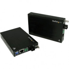 Startech.Com 10/100 Mbps Ethernet Single Mode WDM Fiber Media Converter Kit SC 20km - WDM (Wave Division Multiplexing) Technology - Kit includes local and remote converter module for a complete solution - Supports standalone operation; or installation int