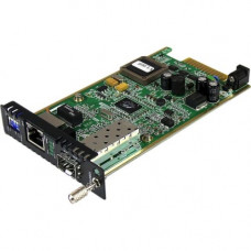 Startech.Com Gigabit Ethernet Fiber Media Converter Card Module with Open SFP Slot - Convert and extend a Gigabit Ethernet connection over fiber using the Gigabit SFP of your choice - Card module for media converter chassis - Gigabit Ethernet Fiber Optic 