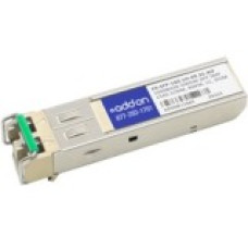 AddOn SFP (mini-GBIC) Module - For Data Networking, Optical Network 1 1000Base-DWDM Network - Optical Fiber Single-mode - Gigabit Ethernet - 1000Base-DWDM - Hot-swappable - TAA Compliant - TAA Compliance EX-SFP-1GE-LH-49.31-AO