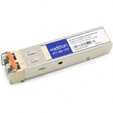 AddOn Juniper Networks SFP Module - For Data Networking, Optical Network - 1 LC 1000Base-CWDM Network - Optical Fiber - Single-mode - Gigabit Ethernet - 1000Base-CWDM - Hot-swappable - TAA Compliant - TAA Compliance EX-SFP-1GE-LX80K-CW57D-HD1-AO