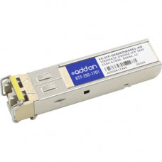 AddOn SFP (mini-GBIC) Module - For Data Networking, Optical Network 1 1000Base-DWDM Network - Optical Fiber Single-mode - Gigabit Ethernet - 1000Base-DWDM - Hot-swappable - TAA Compliant - TAA Compliance EX-SFP-GE80KDW6061-AO