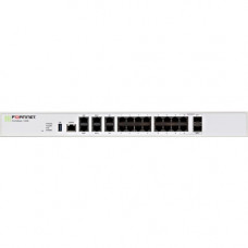 FORTINET FortiGate 100E Network Security/Firewall Appliance - 18 Port - 1000Base-X, 1000Base-T Gigabit Ethernet - AES (256-bit), SHA-256 - USB - 18 x RJ-45 - 2 - SFP (mini-GBIC) - 2 x SFP - Manageable - 1U - Rack-mountable FG-100E-BDL-900-60