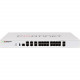 FORTINET FortiGate 100E Network Security/Firewall Appliance - 18 Port - 1000Base-X, 1000Base-T - Gigabit Ethernet - AES (256-bit), SHA-1 - 18 x RJ-45 - 2 Total Expansion Slots - 1U - Rack-mountable FG-100E-BDL-974-12