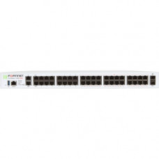 FORTINET FortiGate 140E-POE Network Security/Firewall Appliance - 40 Port - 1000Base-X, 1000Base-T Gigabit Ethernet - AES (256-bit), SHA-256 - USB - 16 x RJ-45 - 24 x PoE Ports - 2 - SFP (mini-GBIC) - 2 x SFP - Manageable - 1U - Rack-mountable FG-140E-POE