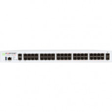 FORTINET FortiGate 140E-POE Network Security/Firewall Appliance - 40 Port - 1000Base-X, 1000Base-T Gigabit Ethernet - AES (256-bit), SHA-256 - USB - 16 x RJ-45 - 24 x PoE Ports - 2 - SFP (mini-GBIC) - 2 x SFP - Manageable - 1U - Rack-mountable FG-140E-POE