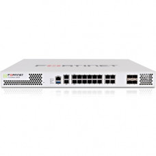 FORTINET FortiGate 200E Network Security/Firewall Appliance - 16 Port - 10/100/1000Base-T, 1000Base-X - Gigabit Ethernet - 16 x RJ-45 - 4 Total Expansion Slots - 1U - Rack-mountable FG-200E-USG-BDL-874-36