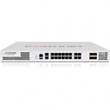 FORTINET FortiGate 200E Network Security/Firewall Appliance - 16 Port - 10/100/1000Base-T, 1000Base-X - Gigabit Ethernet - 16 x RJ-45 - 4 Total Expansion Slots - 1U - Rack-mountable FG-200E-USG-BDL-980-12